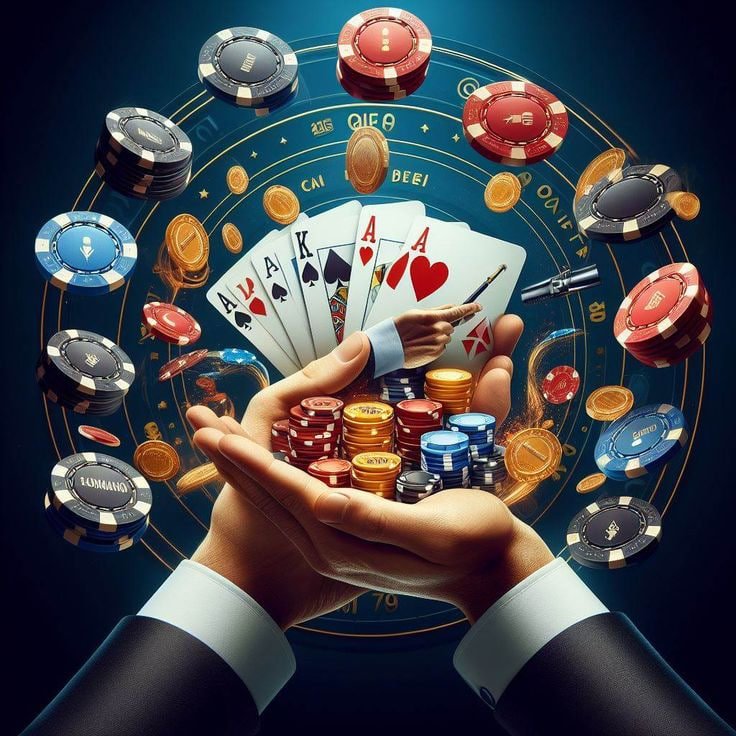 Mesin slot online dengan tema warna hijau dan emas di totomenang